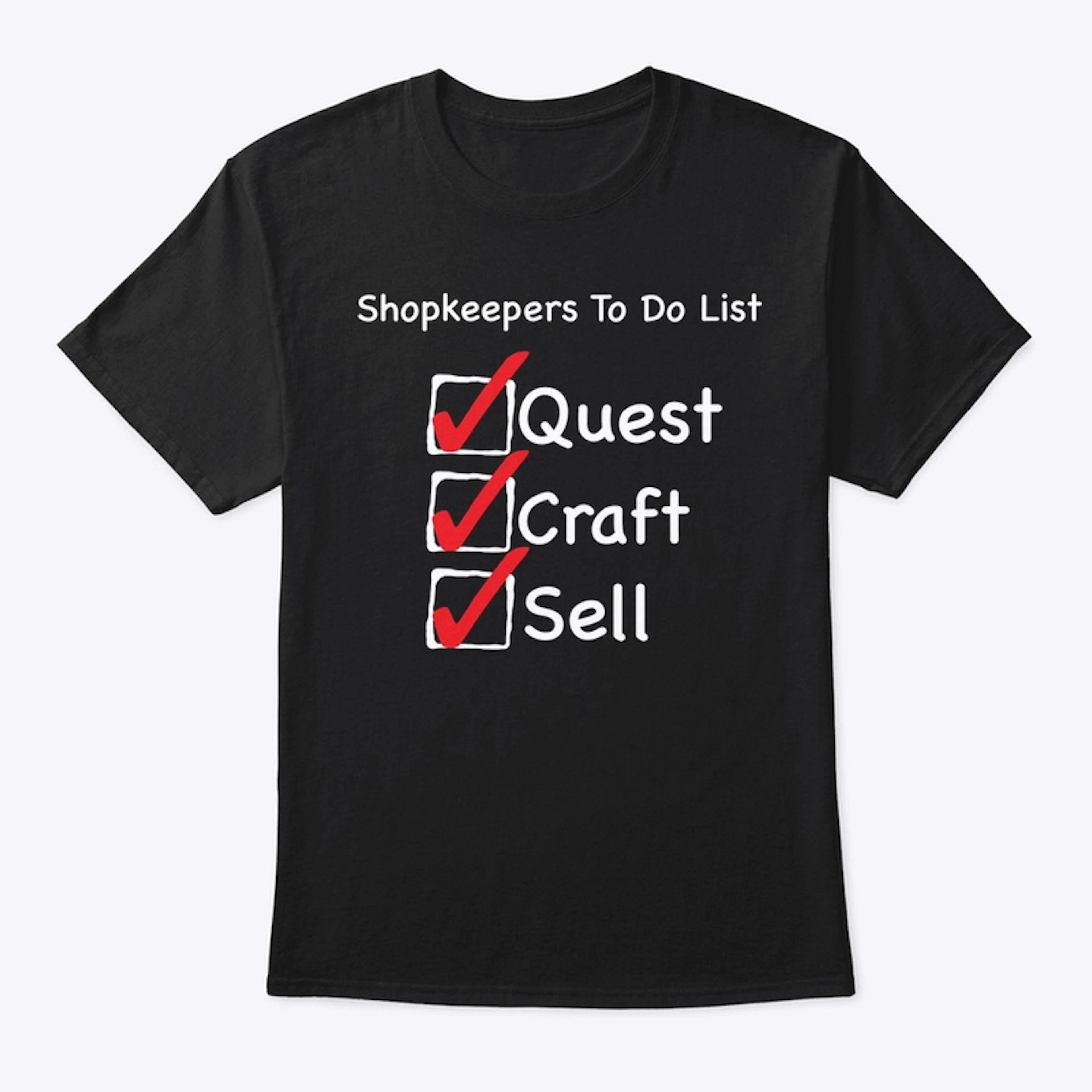 Shopkeeper To Do List